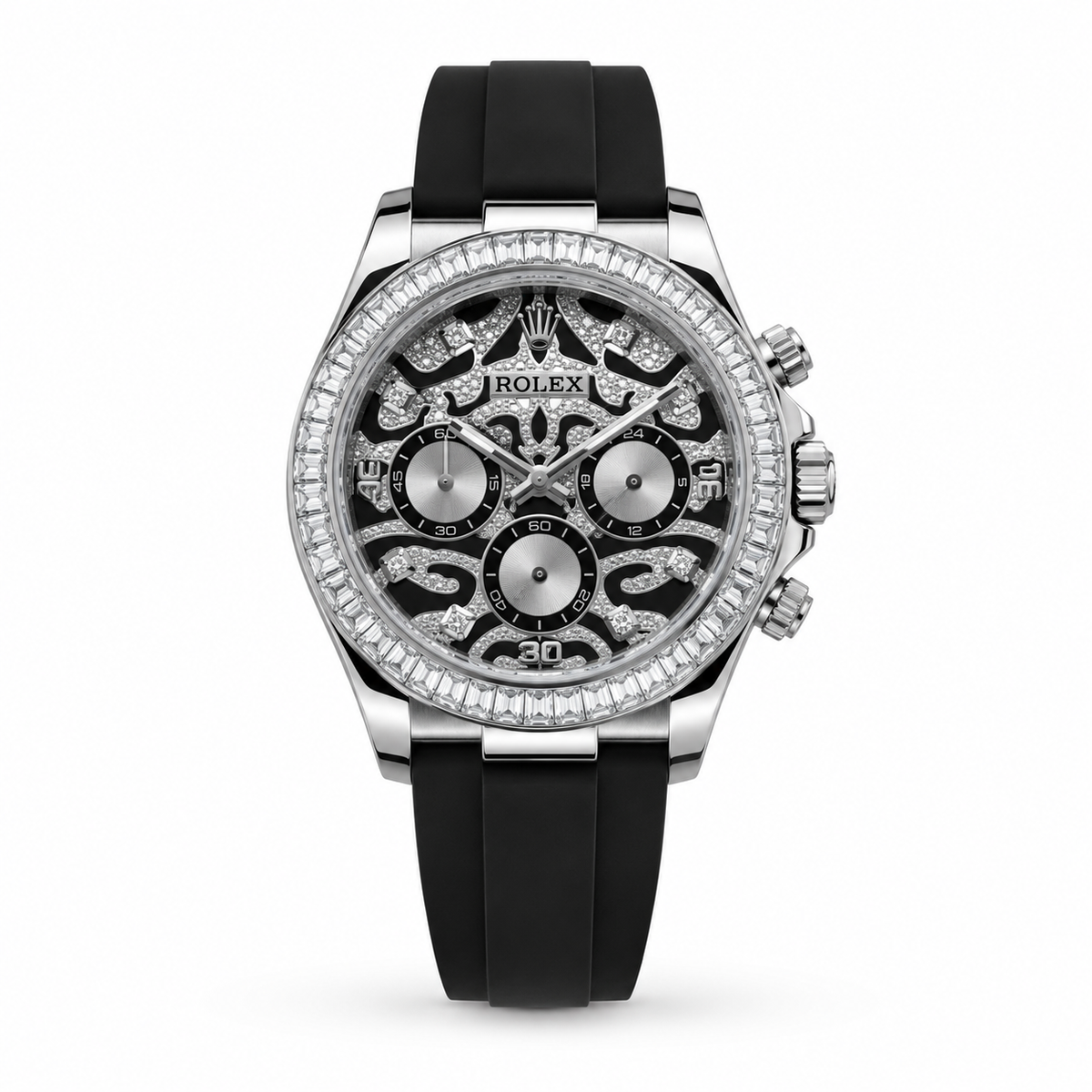 Rolex Cosmograph Daytona Eye of the Tiger – Silver Black (For Him)