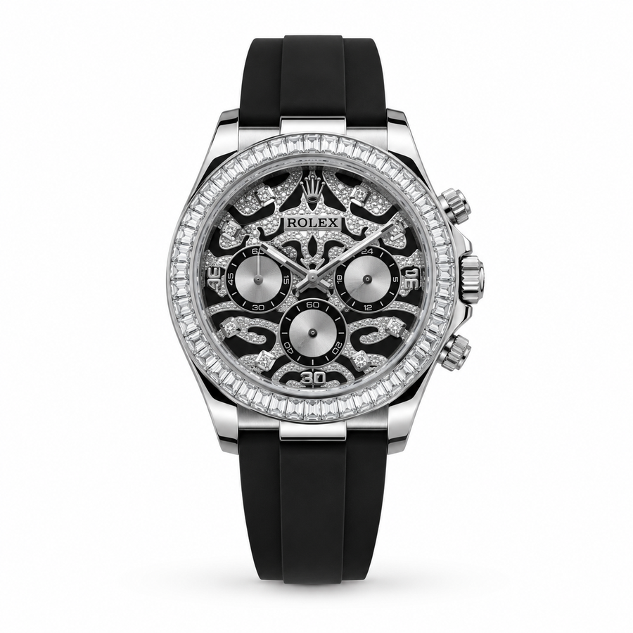 Rolex Cosmograph Daytona Eye of the Tiger – Silver Black (For Him)