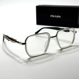 Prada PR48 – Silver Clear