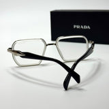 Prada PR48 – Silver Clear