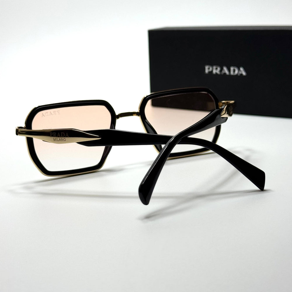 Prada PR48 – Gold Black Pink Gradient