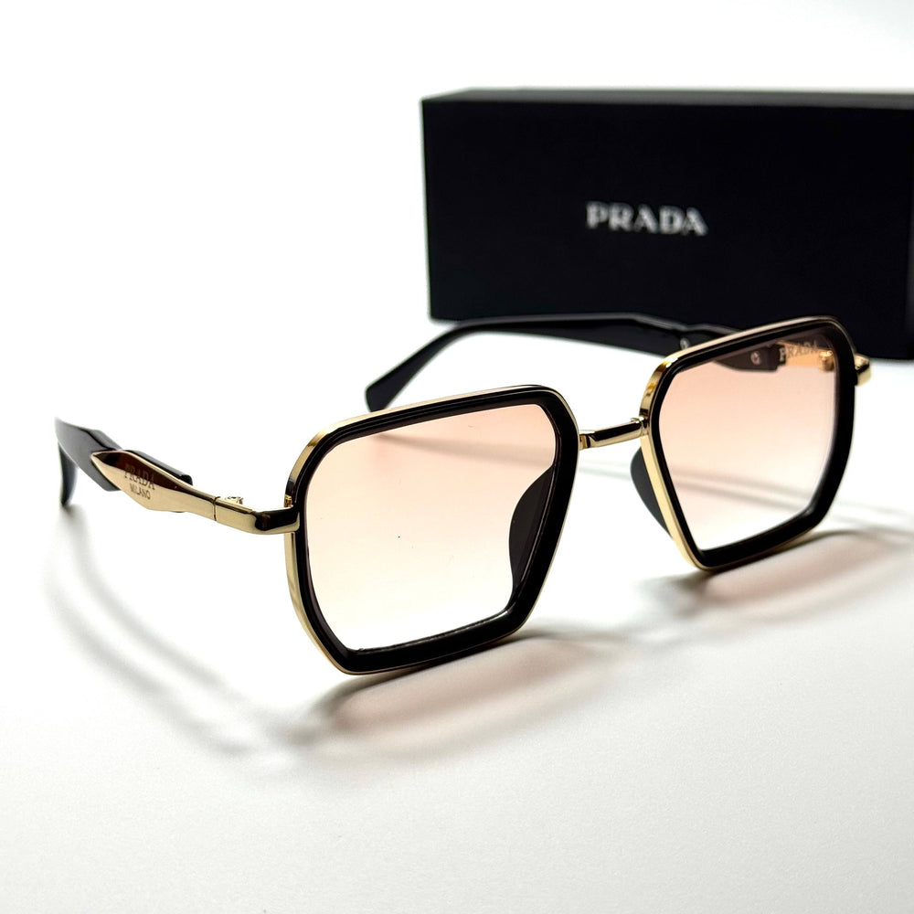 Prada PR48 – Gold Black Pink Gradient