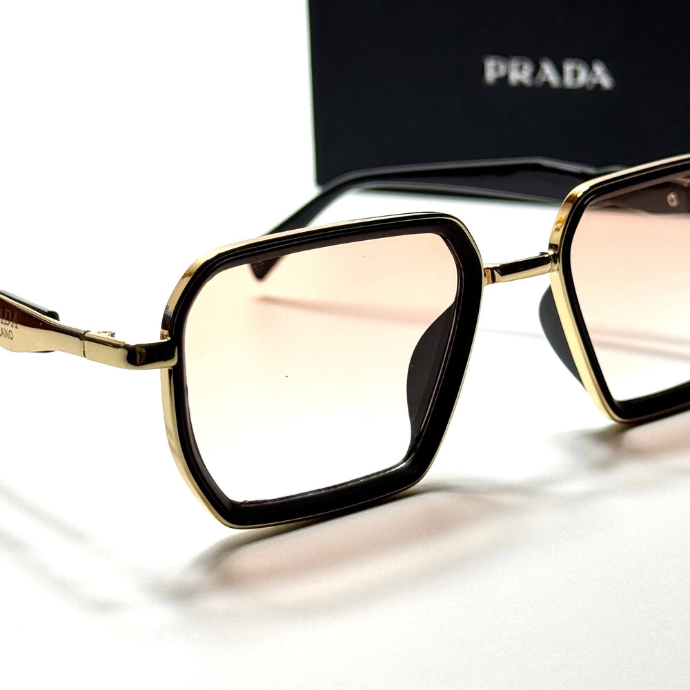 Prada PR48 – Gold Black Pink Gradient
