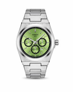 Tissot PRX Chronograph - Silver Green