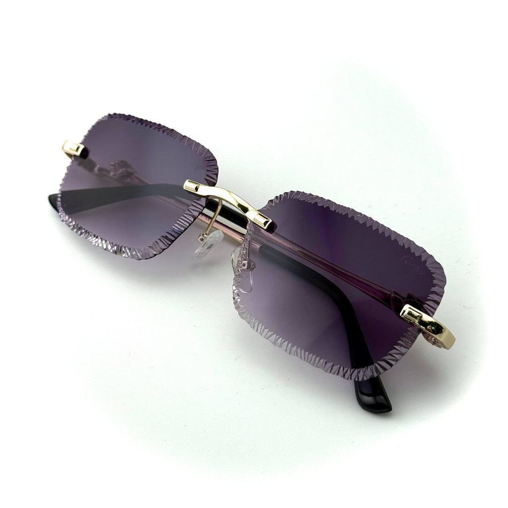 Cartier Rimless CT0518S – Gold Violet
