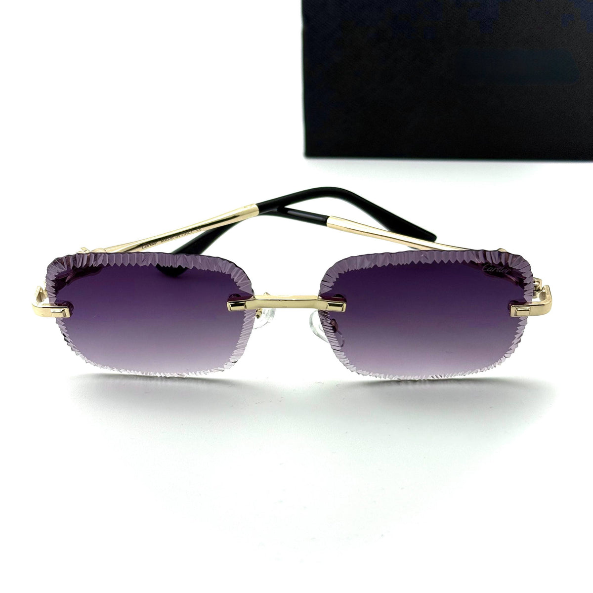 Cartier Rimless CT0518S – Gold Violet