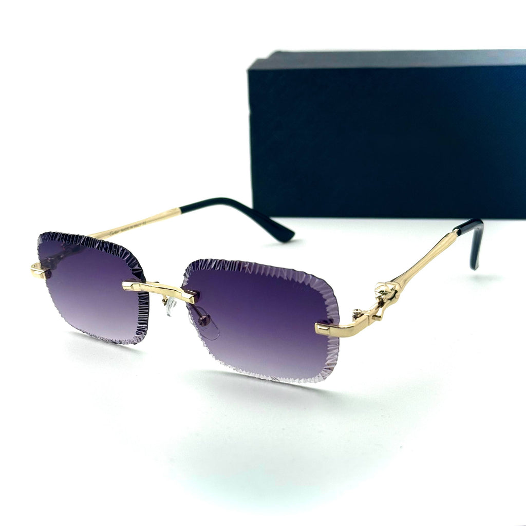 Cartier Rimless CT0518S – Gold Violet