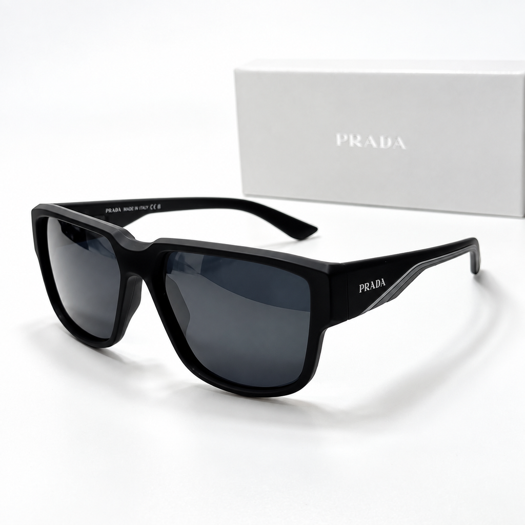 Prada Rectangular PR5832 – Black Grey