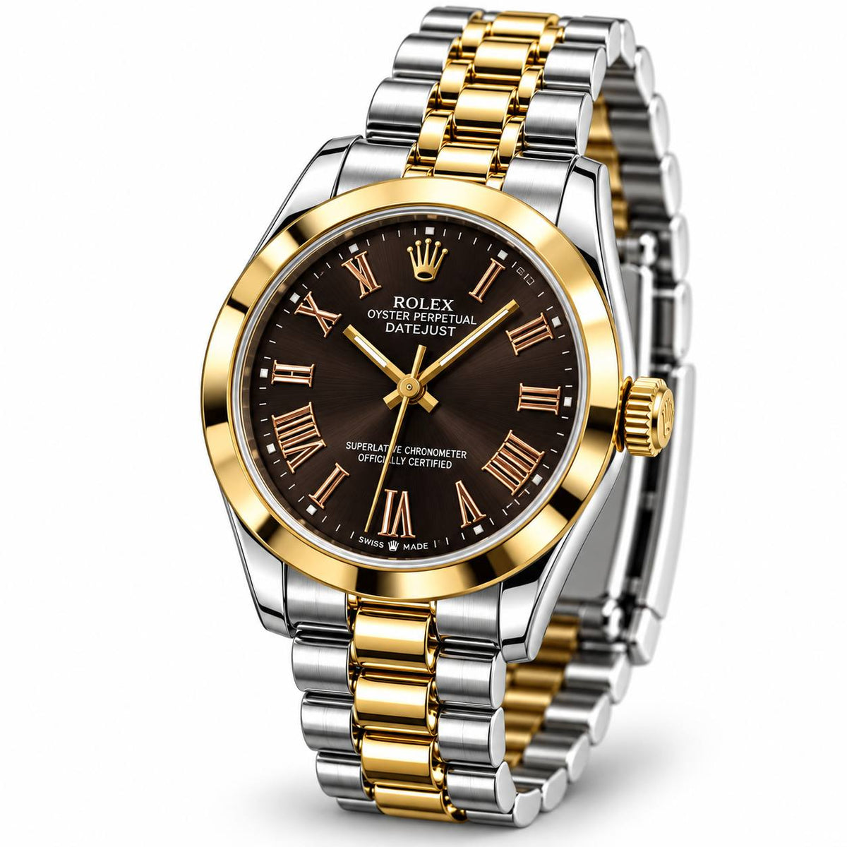 Rolex Datejust – Two-Tone Brown Roman