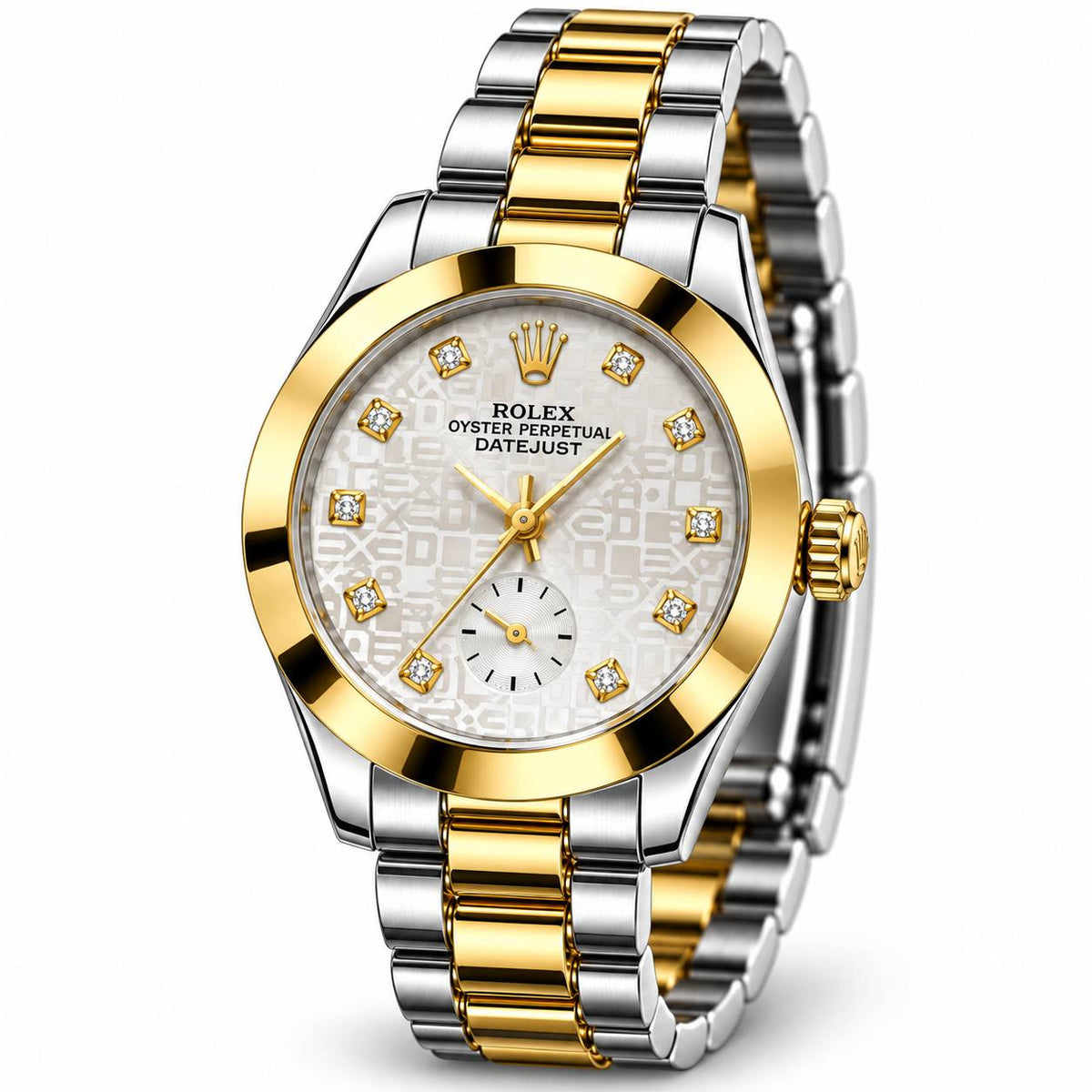 Rolex Datejust – Two-Tone White