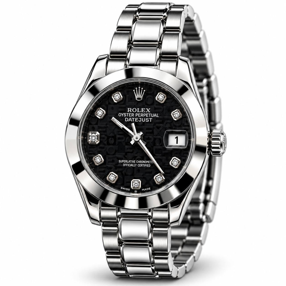 Rolex Datejust – Silver Black