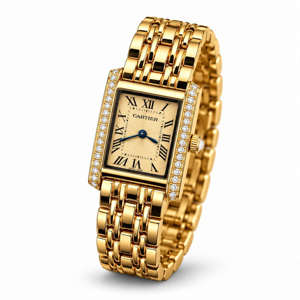 Cartier Tank – Gold Champagne Diamond