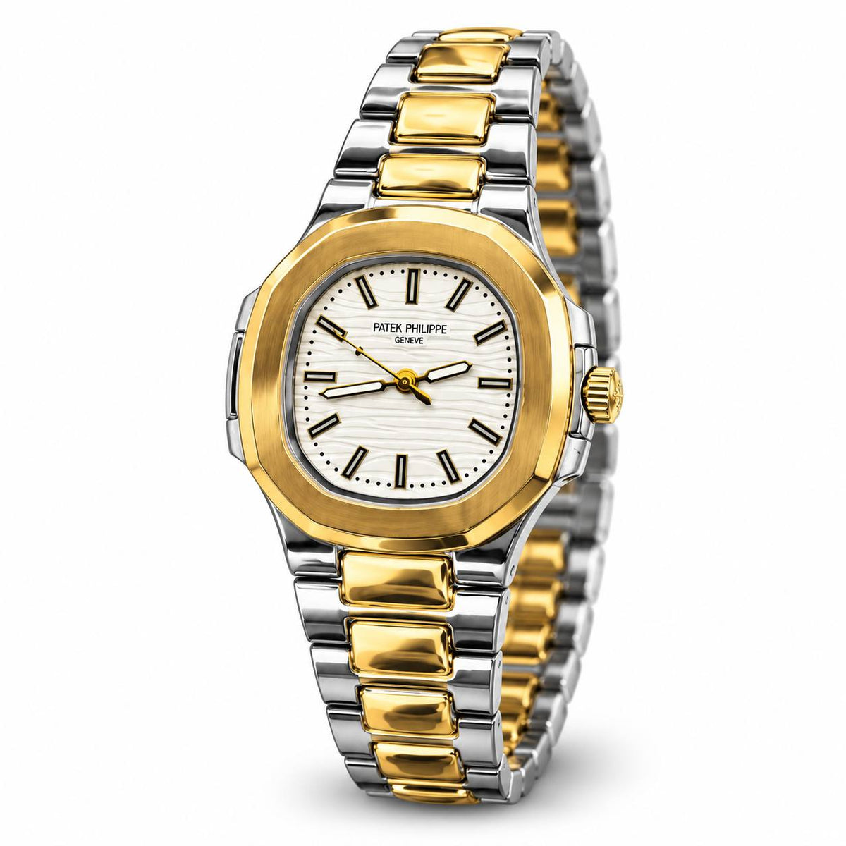 Patek Philippe Nautilus – Two-Tone White