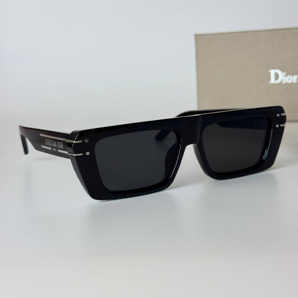 Dior Rectangle – Black Silver