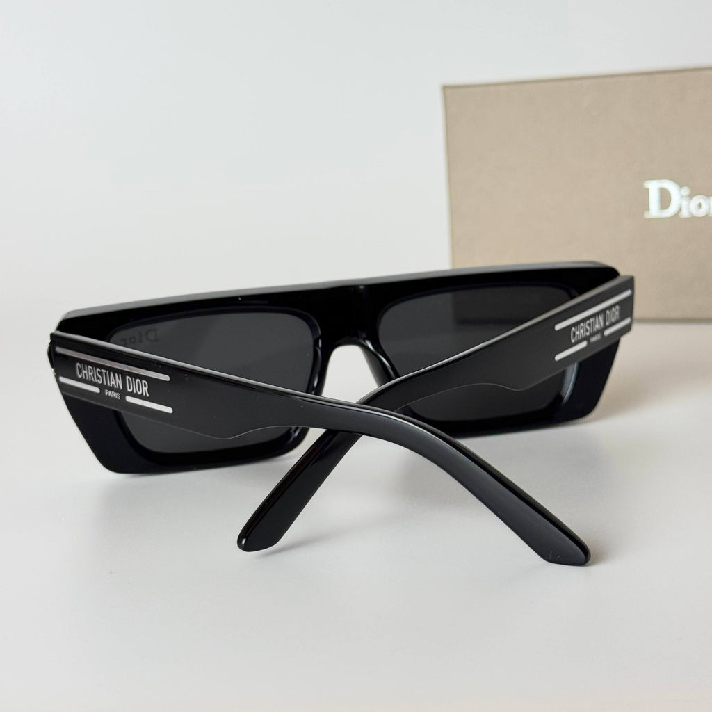 Dior Rectangle – Black Silver
