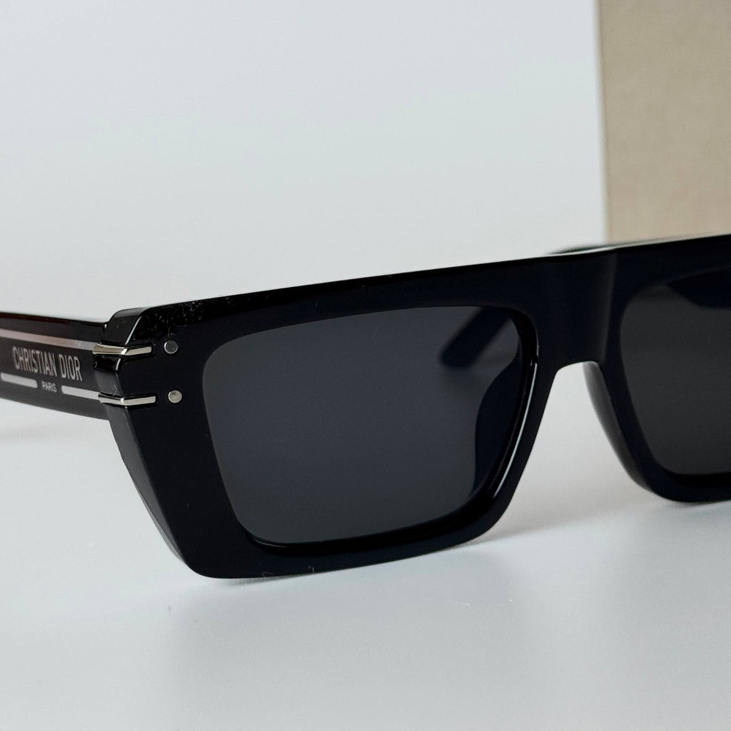 Dior Rectangle – Black Silver