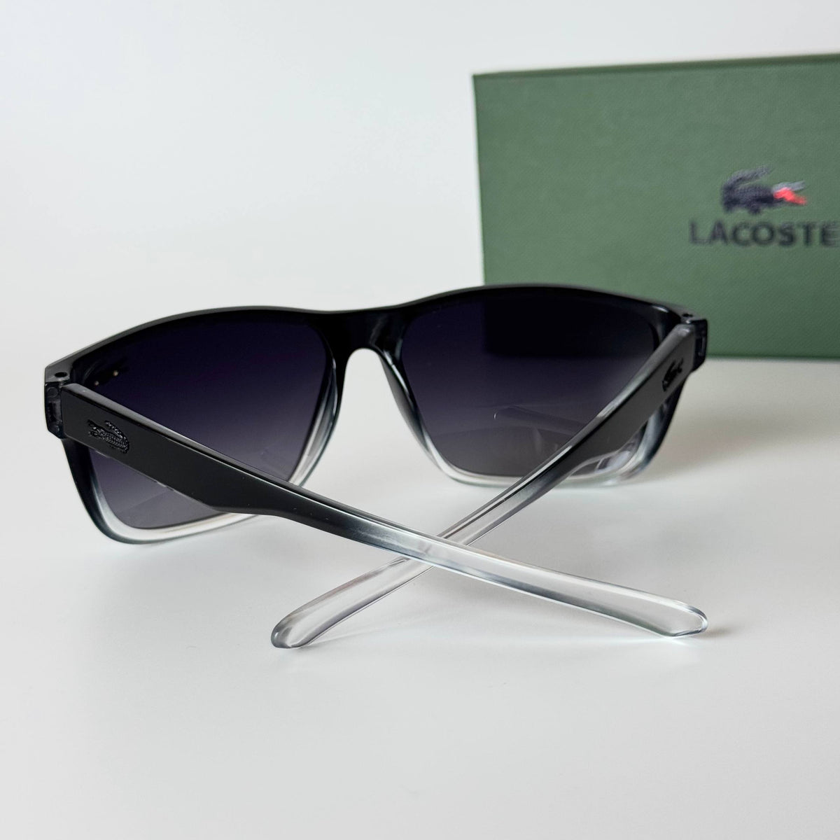 Lacoste LC2086 Rectangle - Black Grey Gradient