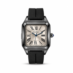 Cartier Santos-Dumont – Black Silver
