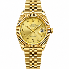 Rolex Oyster Perpetual Datejust – Full Gold Dial Arabic Numerals