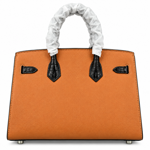 Hermes Birkin Bag – Orange & Black