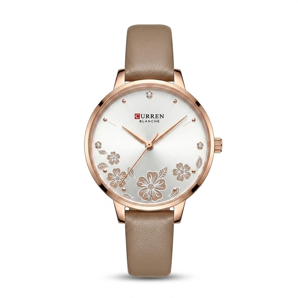 Curren Blanche – Beige Rose Gold White
