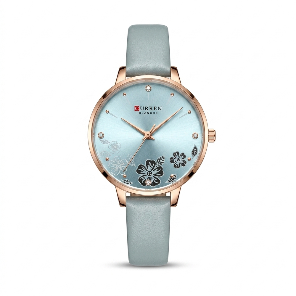 Curren Blanche – Light Blue Rose Gold