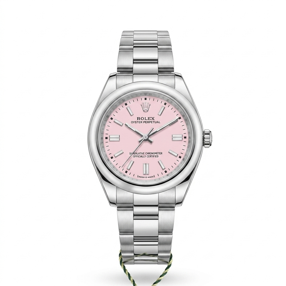 Rolex Oyster Perpetual - Silver Pink