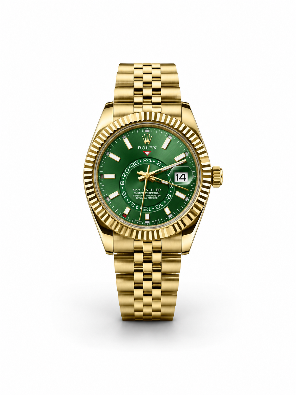 Rolex Sky-Dweller - Gold Green
