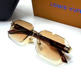 LV Rimless – Brown Yellow