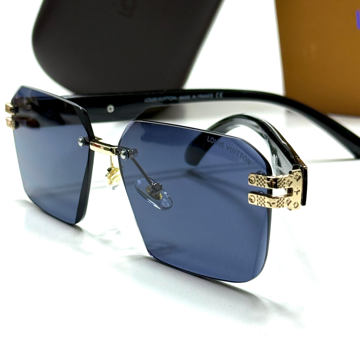LV Rimless – Black Blue