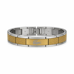 Lacoste Link Bracelet – Silver Gold