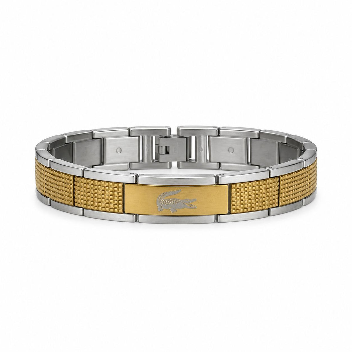 Lacoste Link Bracelet – Silver Gold