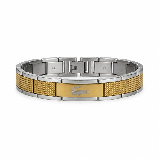 Lacoste Link Bracelet – Silver Gold