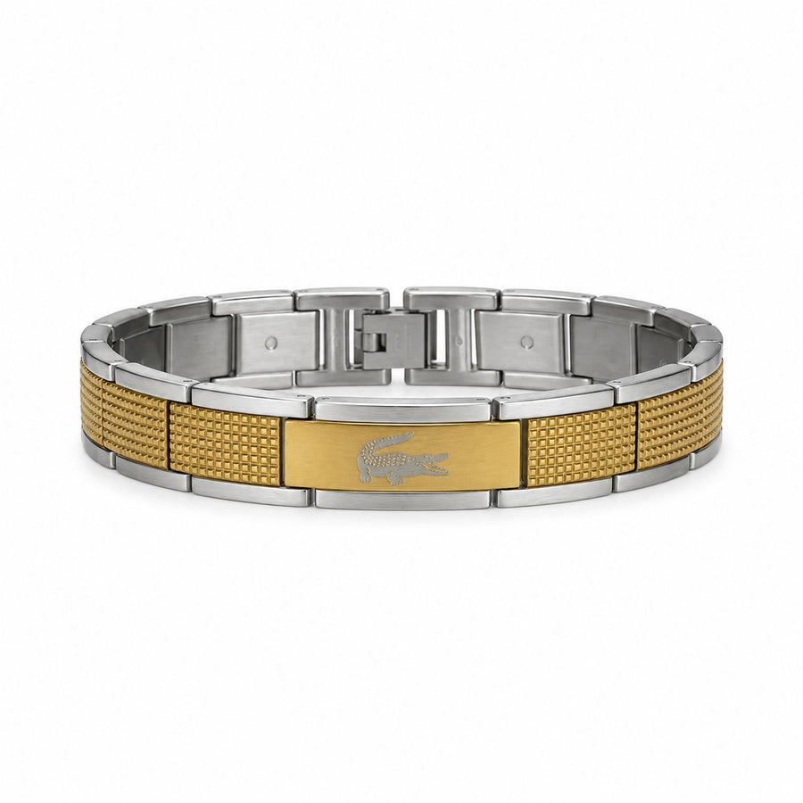 Lacoste Link Bracelet – Silver Gold