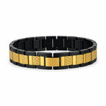 Lacoste Link Bracelet – Black Gold