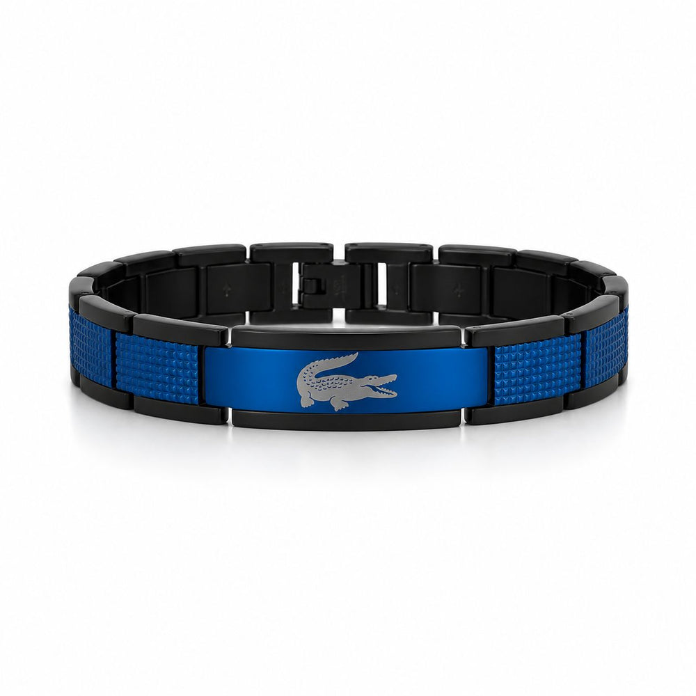Lacoste Link Bracelet – Black Blue