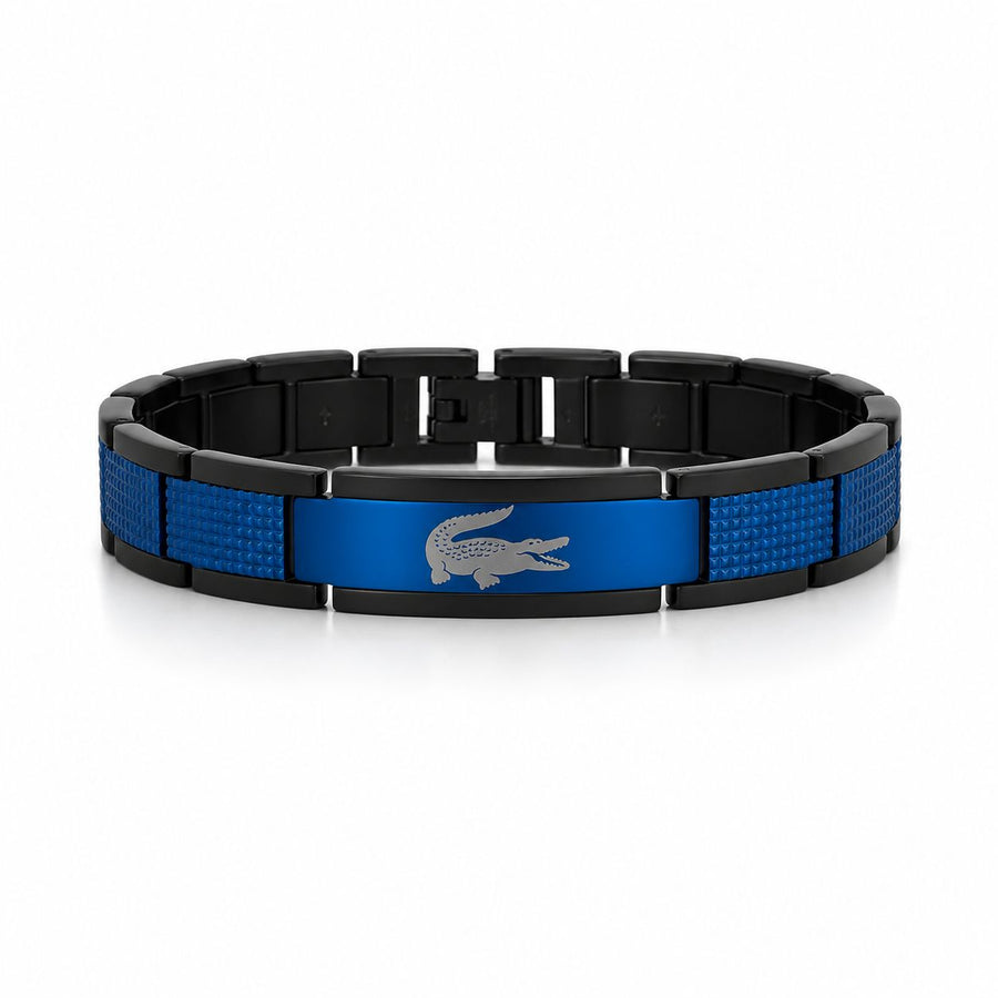 Lacoste Link Bracelet – Black Blue