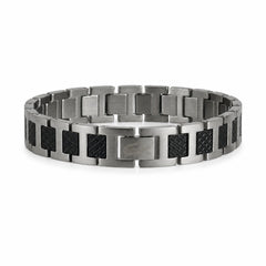Lacoste Bracelet – Silver Black