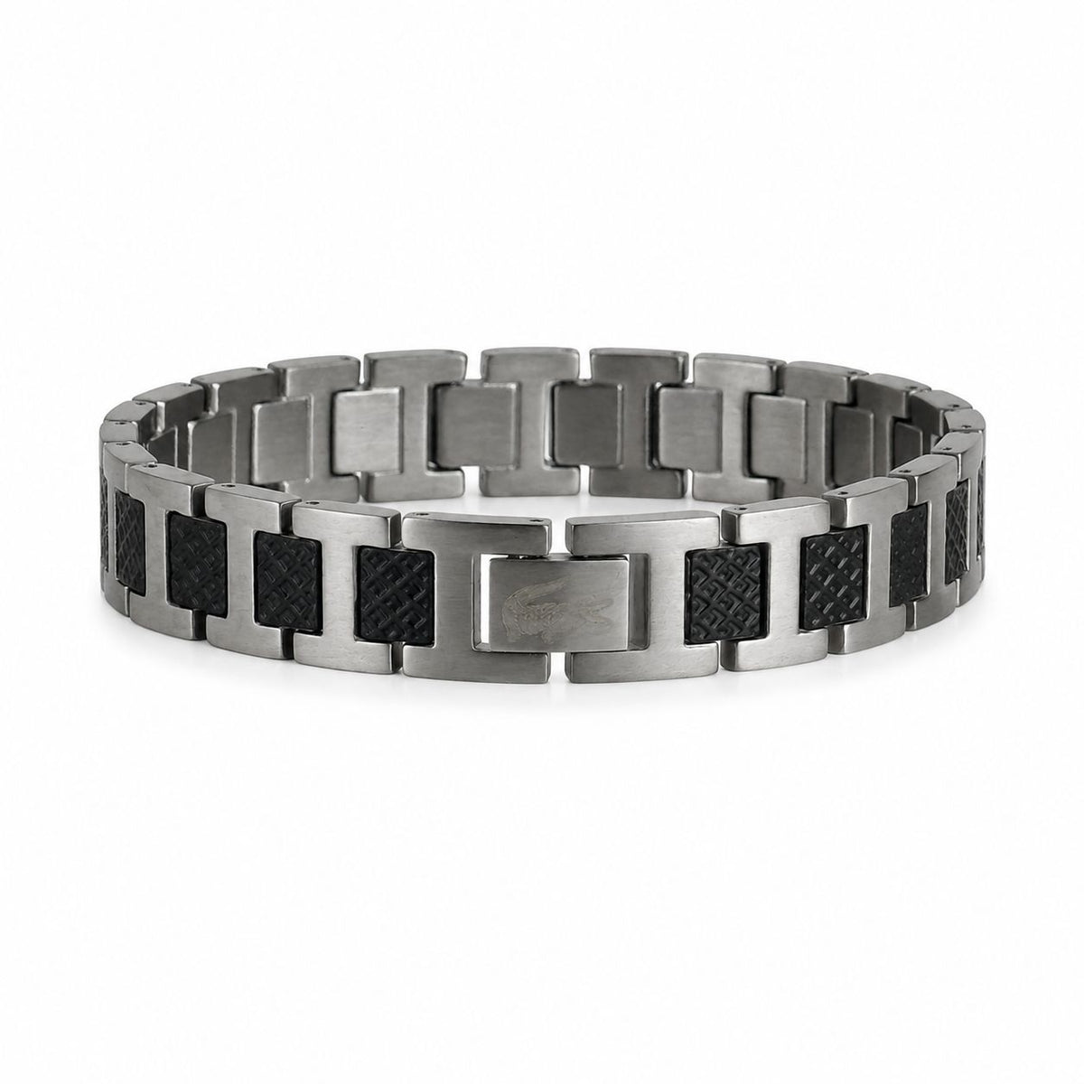 Lacoste Bracelet – Silver Black
