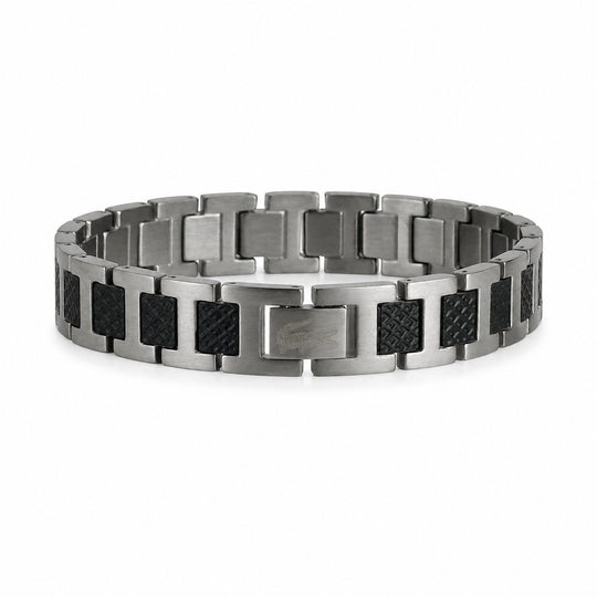 Lacoste Bracelet – Silver Black