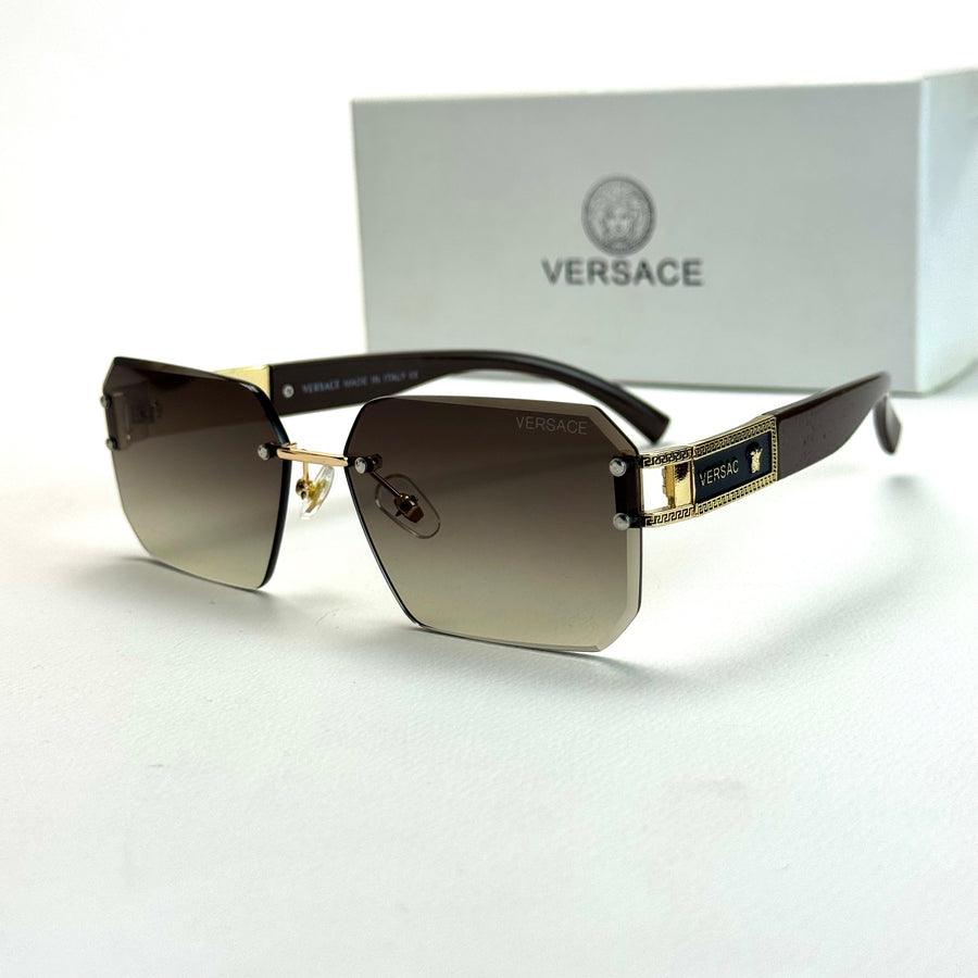 Versace Medusa Fade – Brown Gold