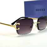 Cartier CT024s Rimless – Gold Violet
