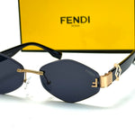 Fendi Crystal Edge – Gold Pink