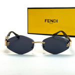 Fendi Crystal Edge – Gold Pink