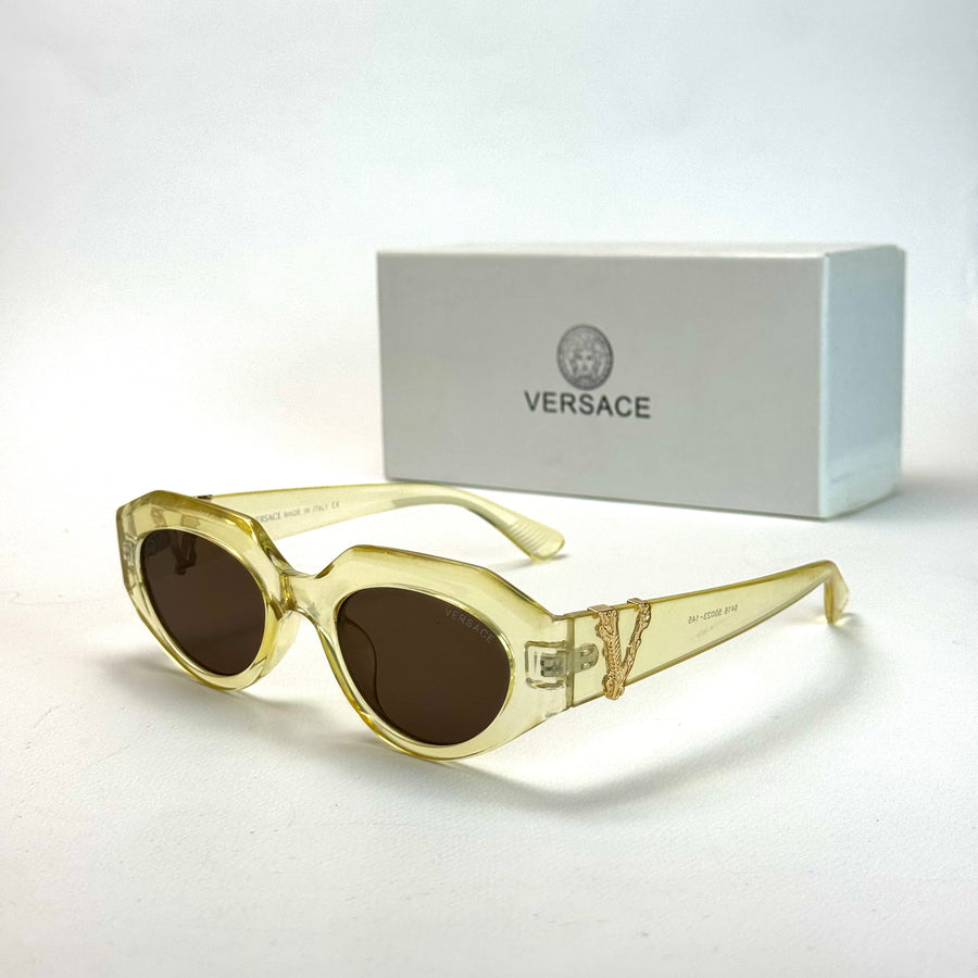 Versace Medusa Oval V1 – Yellow Brown