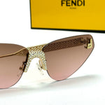 Fendi Crystal Cat V2 – Gold Pink