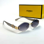 Fendi Crystal Edge – Gold Grey Violet