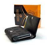 Lacoste Leather Vertical Wallet – Black