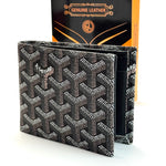 Goyard Signature Bifold Wallet – Black Grey