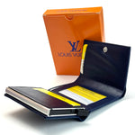 Louis Vuitton Damier Vertical Wallet – Navy Blue